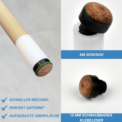 Hausqueue ECO 12mm Schraubleder 110cm
